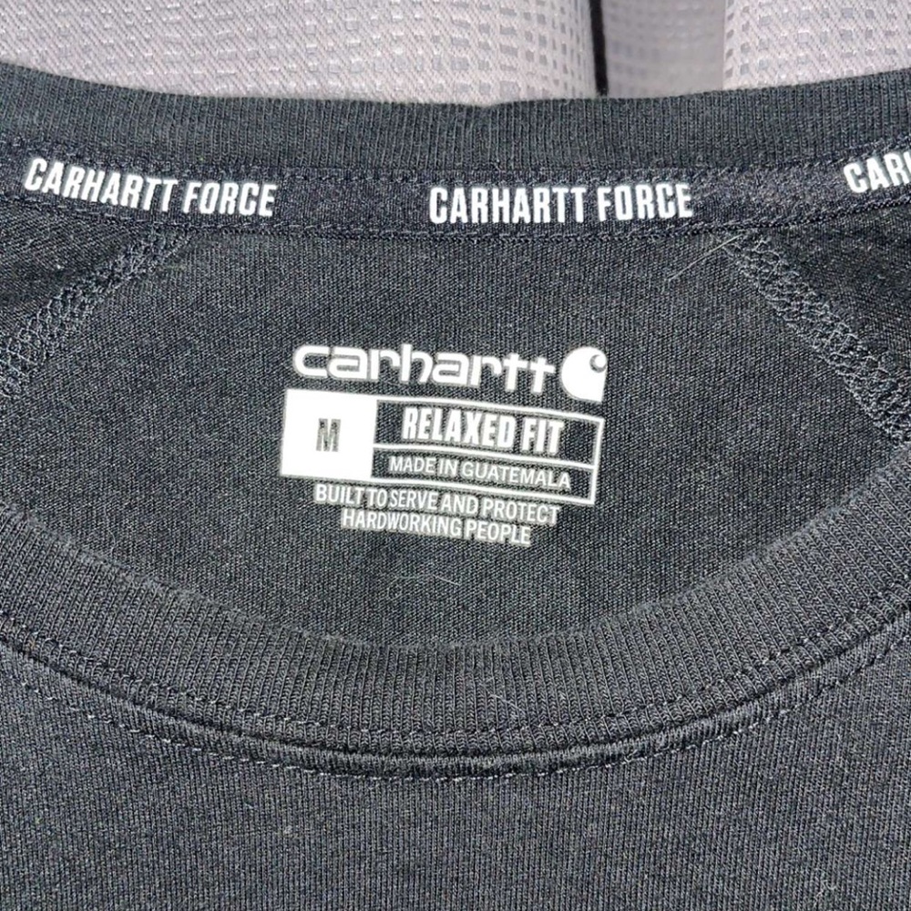 Carhartt Men's Force Relaxed Fit Midweight Long-Sleeve Pocket T-Shirt - Picture 9 of 9